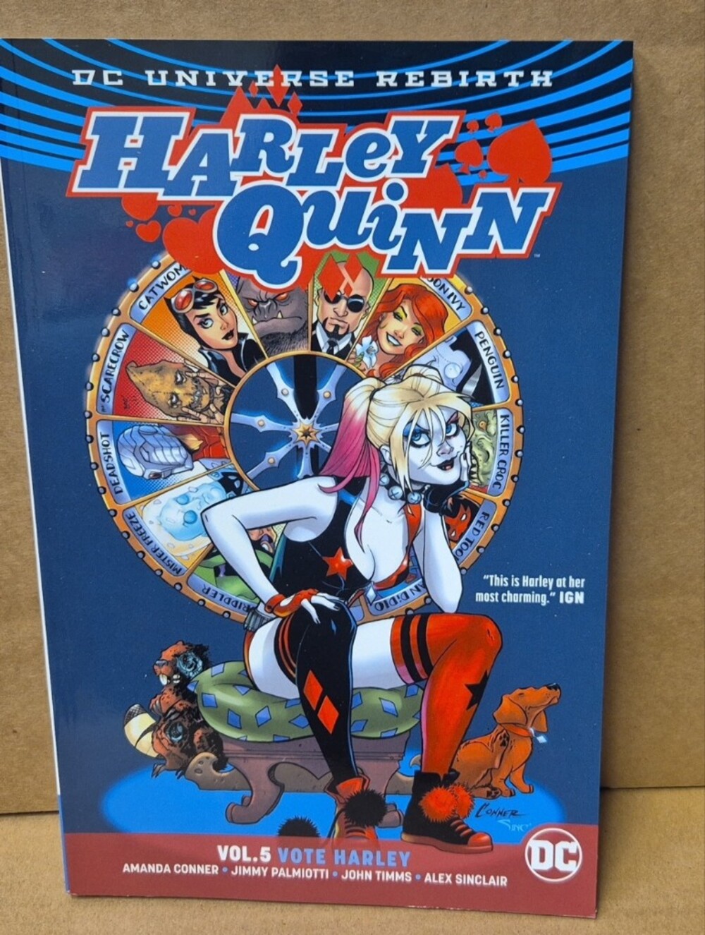 DC Universe Rebirth Vol.5 Vote Harley